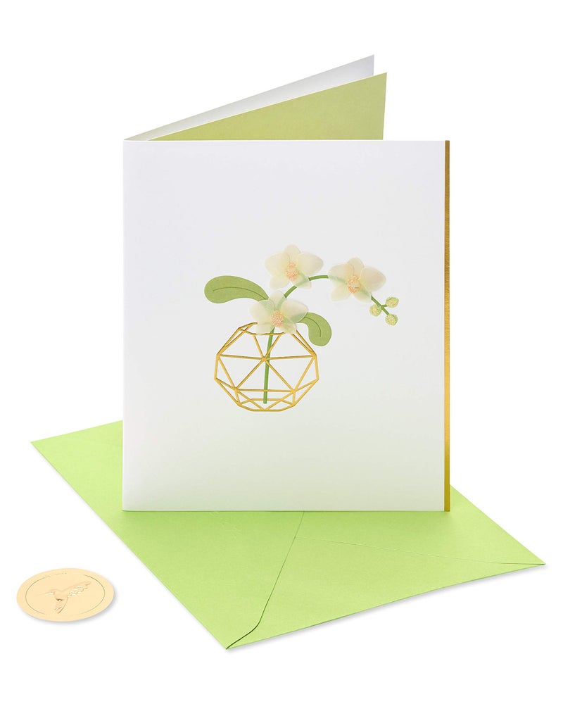 Papyrus Thank You Card (Thank You Orchid) - Image 4